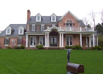 Exterior painting of trim canton akron hudson