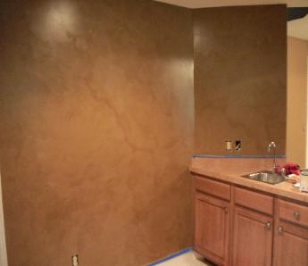 Colorwash faux finish in Stow ohio