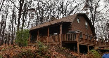 Log Home Log Cabin Staining Jackson Township Ohio